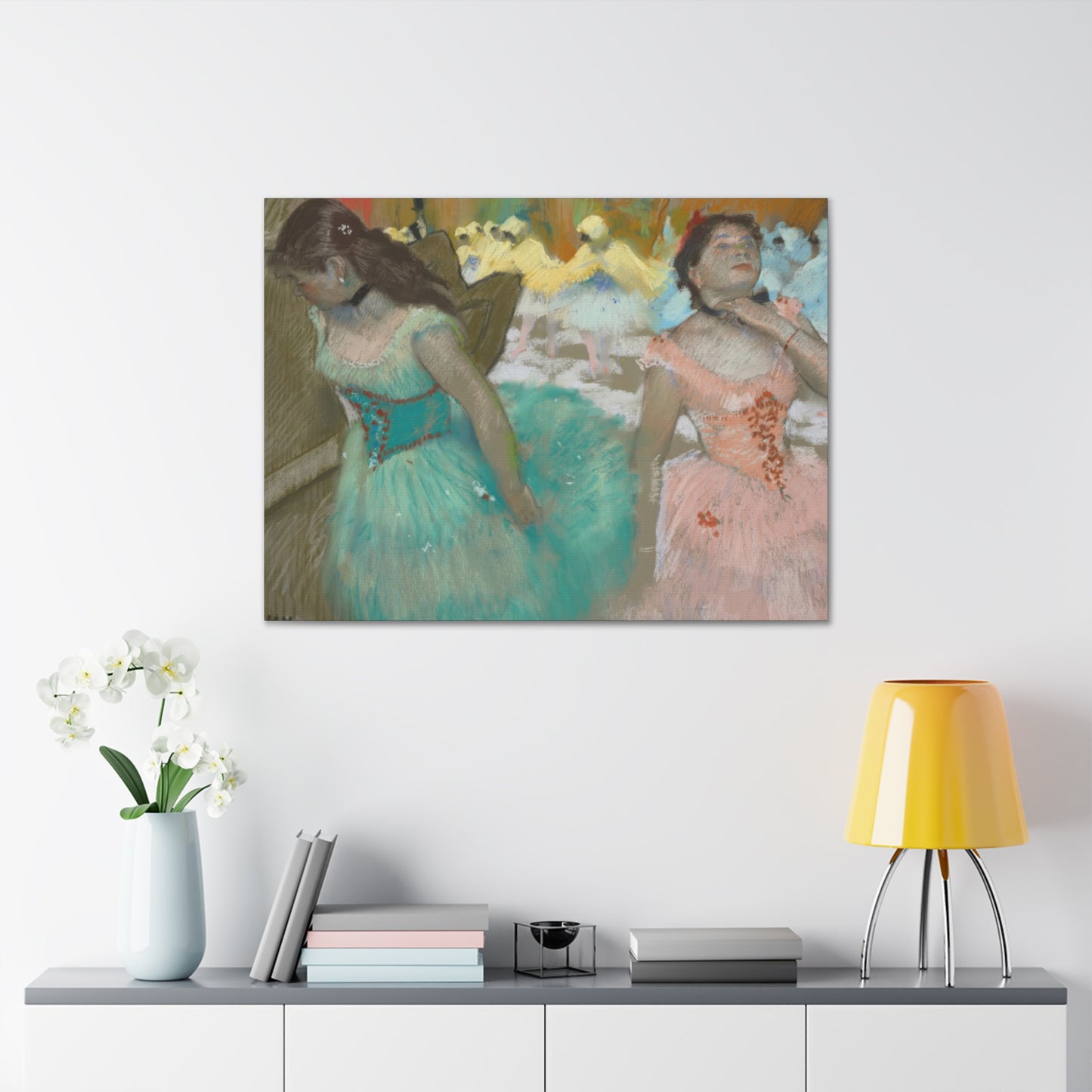 Edgar Degas - Entrance of the Masked Dancers - Canvas Gallery Wraps