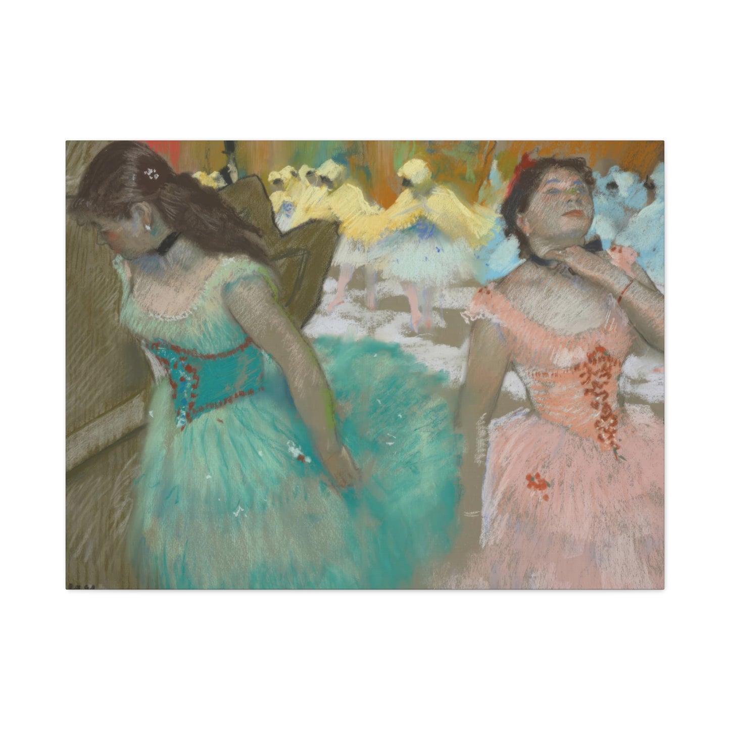 Edgar Degas - Entrance of the Masked Dancers - Canvas Gallery Wraps