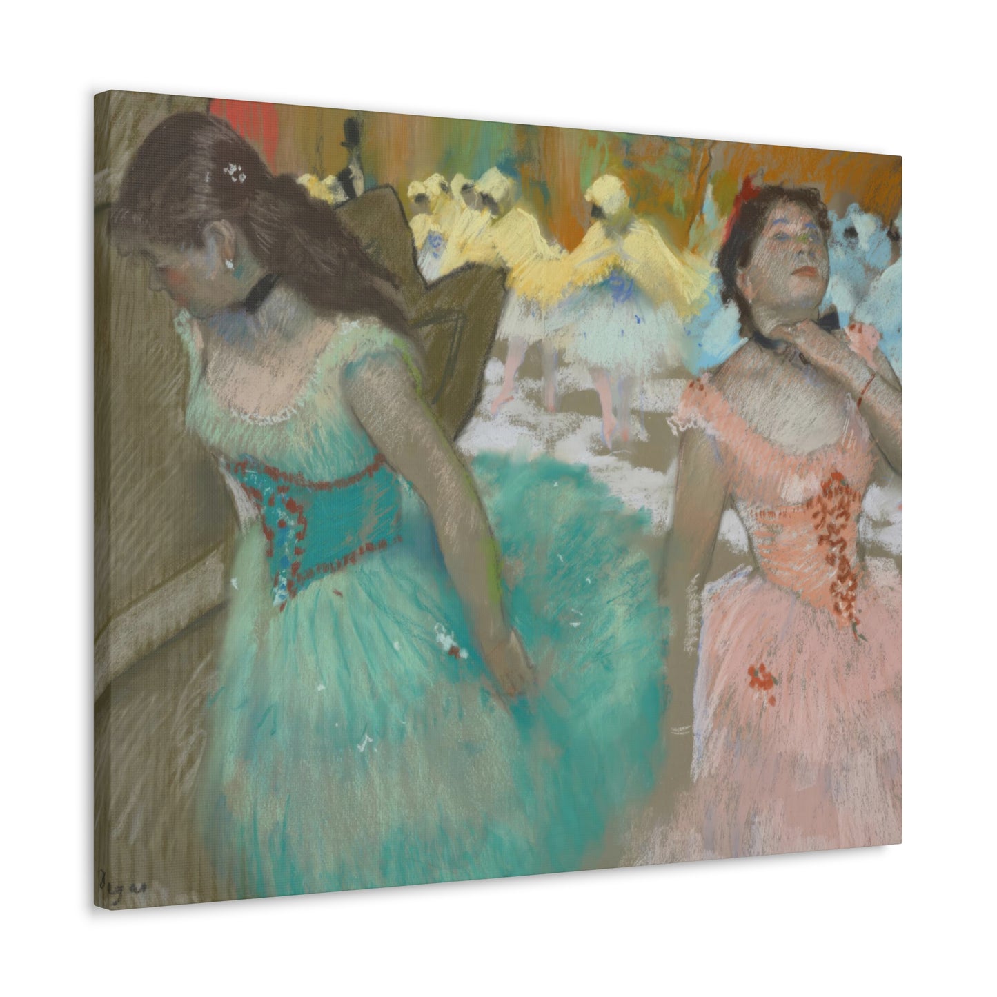 Edgar Degas - Entrance of the Masked Dancers - Canvas Gallery Wraps