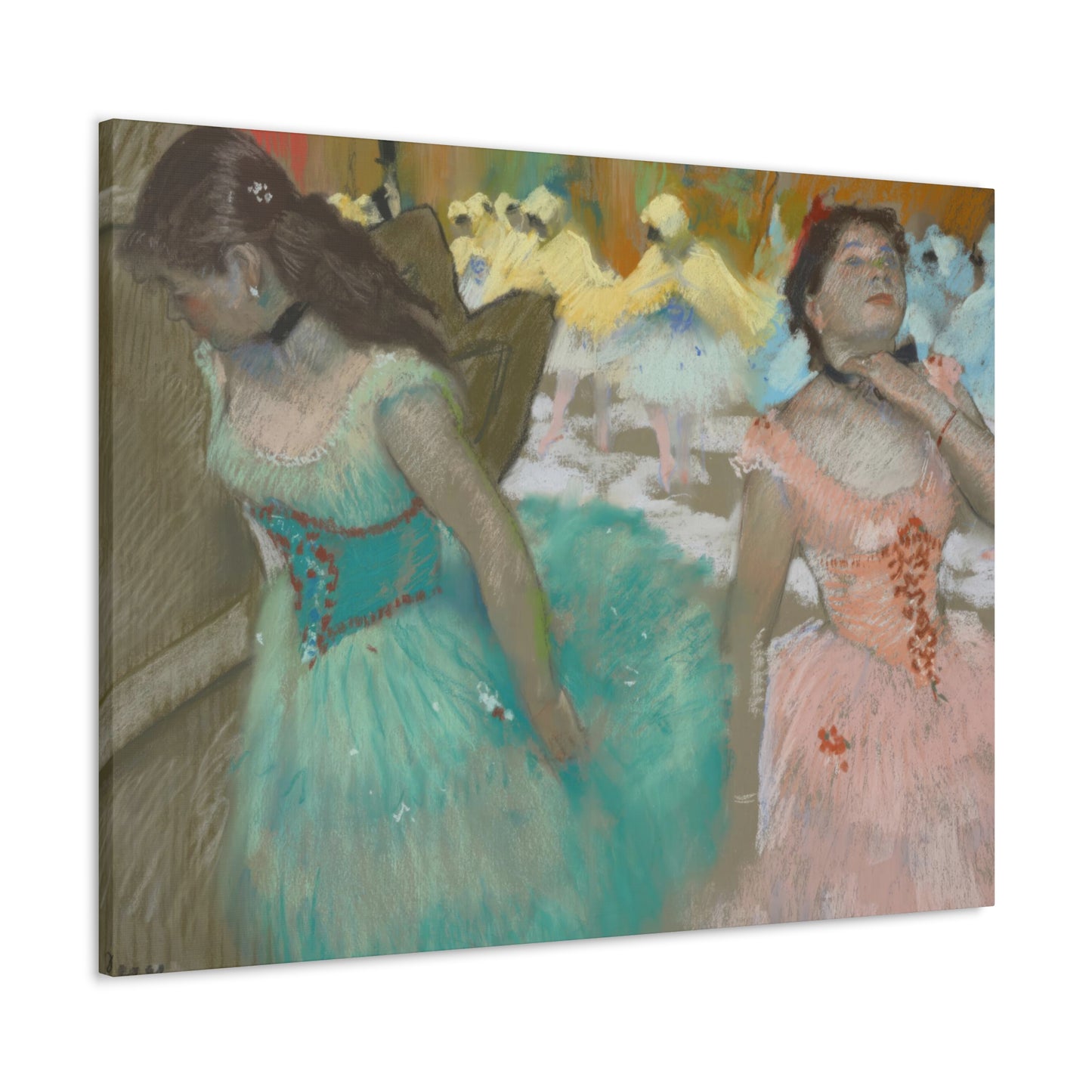 Edgar Degas - Entrance of the Masked Dancers - Canvas Gallery Wraps