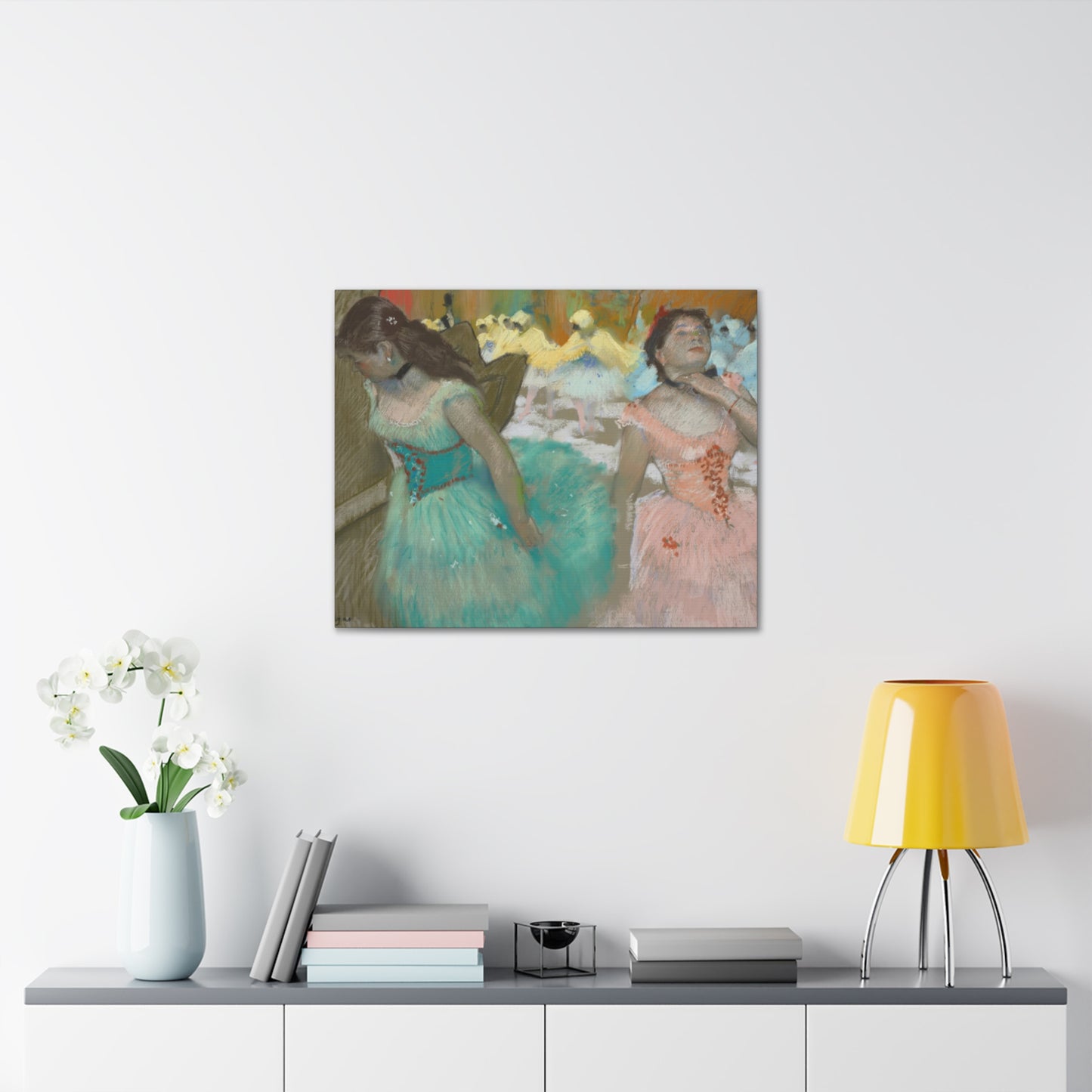 Edgar Degas - Entrance of the Masked Dancers - Canvas Gallery Wraps