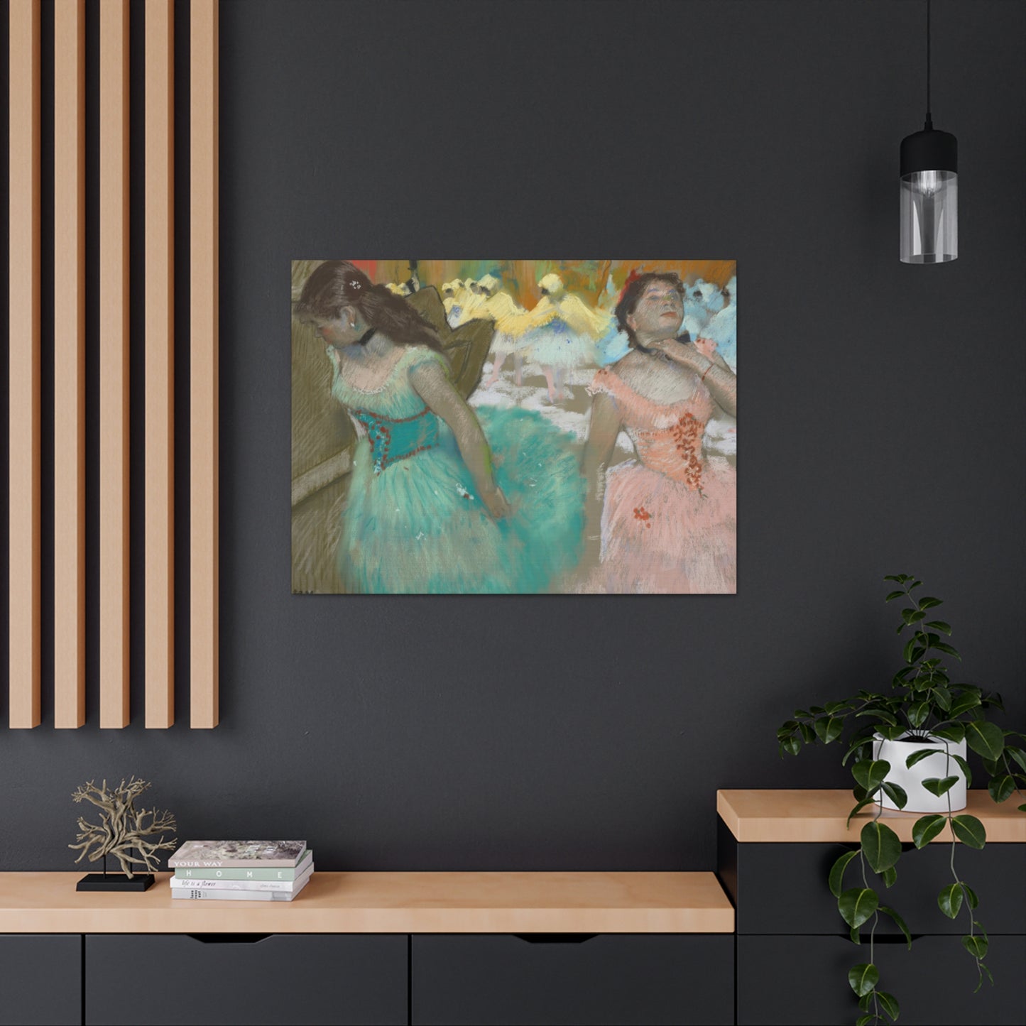 Edgar Degas - Entrance of the Masked Dancers - Canvas Gallery Wraps