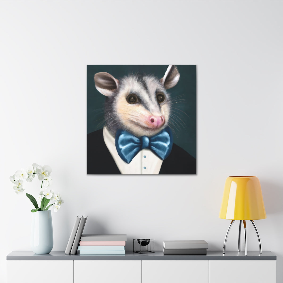 BowTiedOpossum - Canvas Gallery Wraps