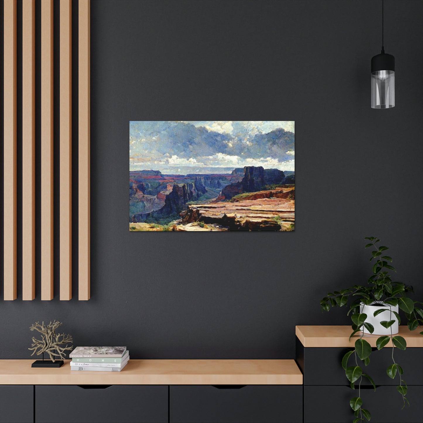 Impressionist Grand Canyon View - Canvas Gallery Wraps