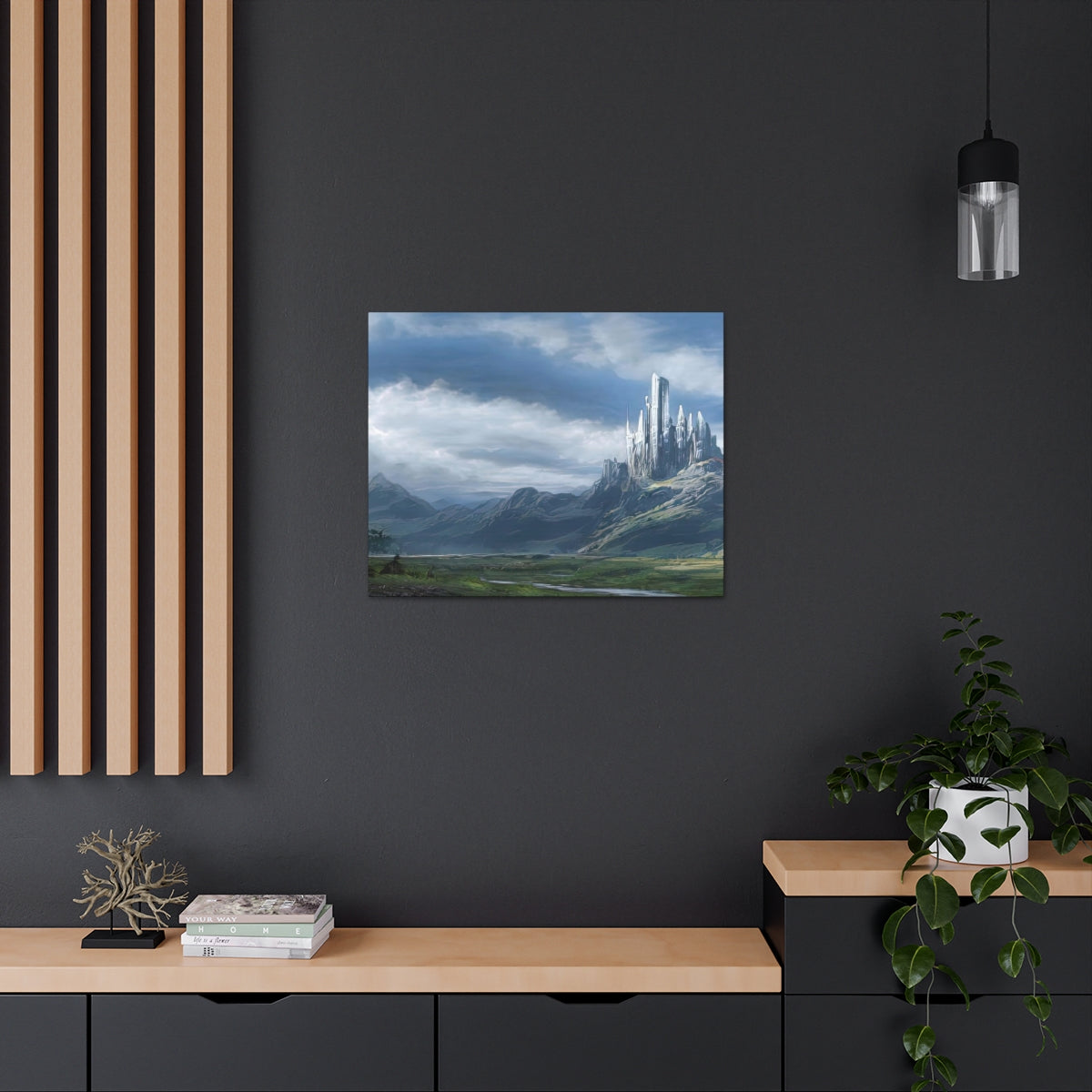 The Crystal Citadel - Canvas Gallery Wraps