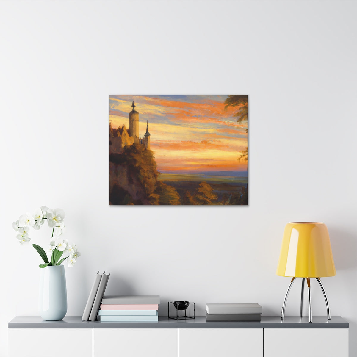 Sunset Abbey - Canvas Gallery Wraps