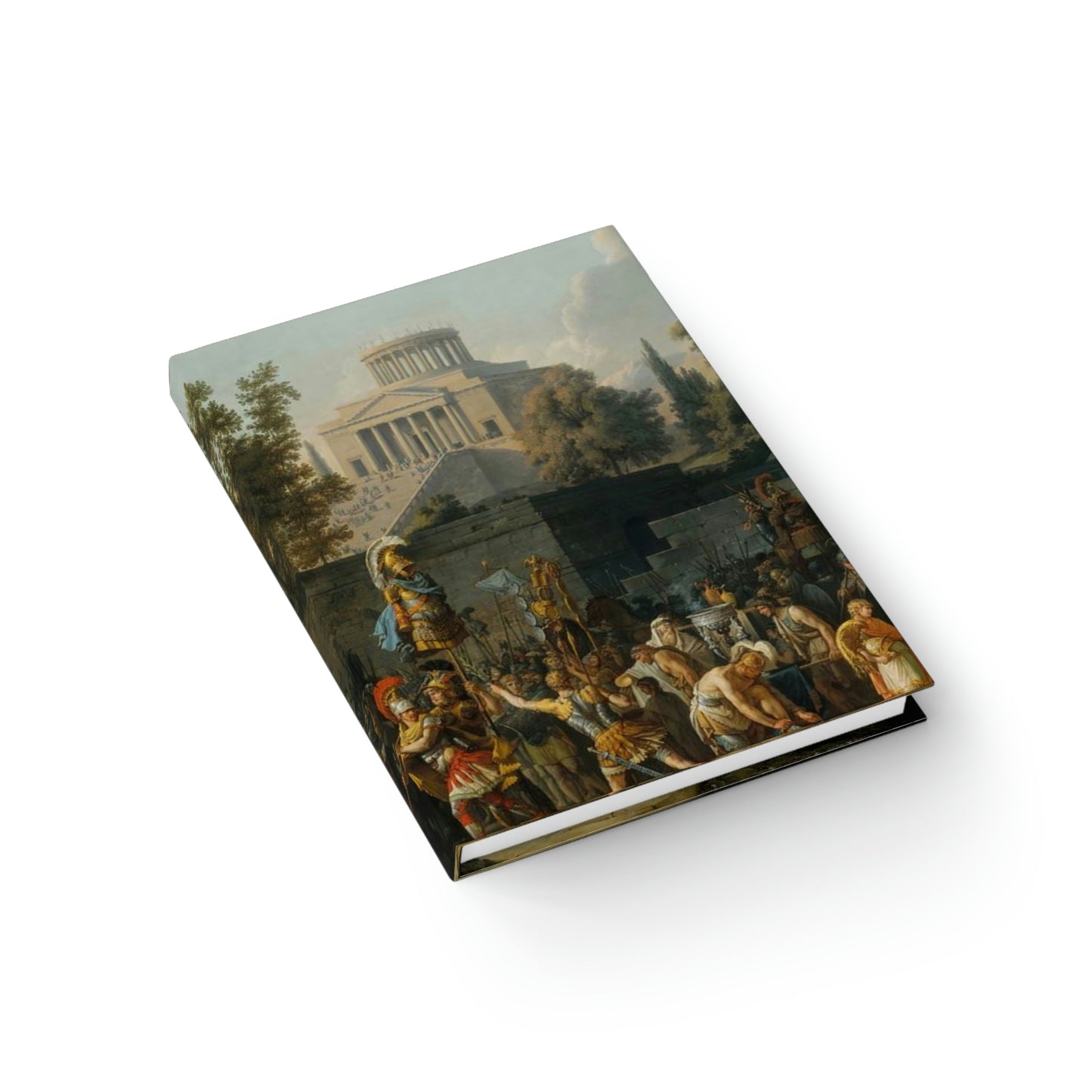 Carle Vernet - The Triumph of Aemilius Paulus (LEFT) - Blank Hardcover Journal