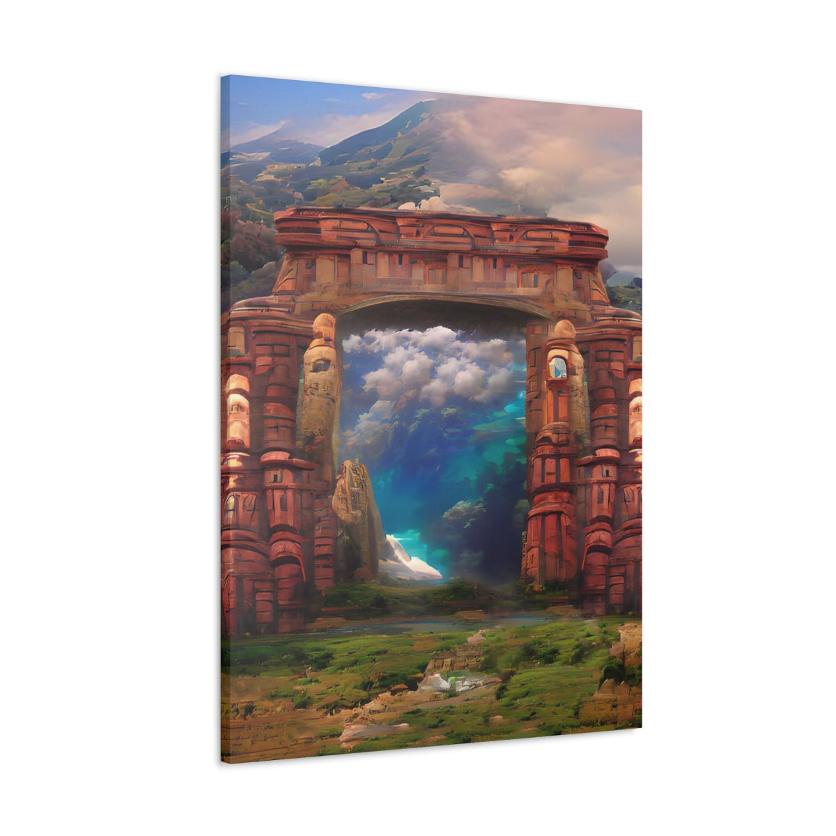 Ancient Portal To Atlantis - Canvas Gallery Wraps