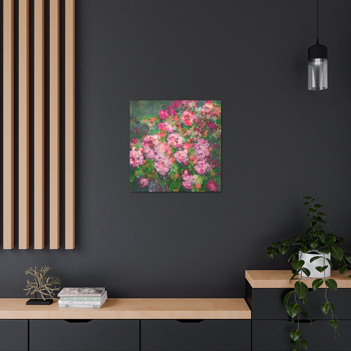 Bouquet of Flowers - Pink - Canvas Gallery Wraps