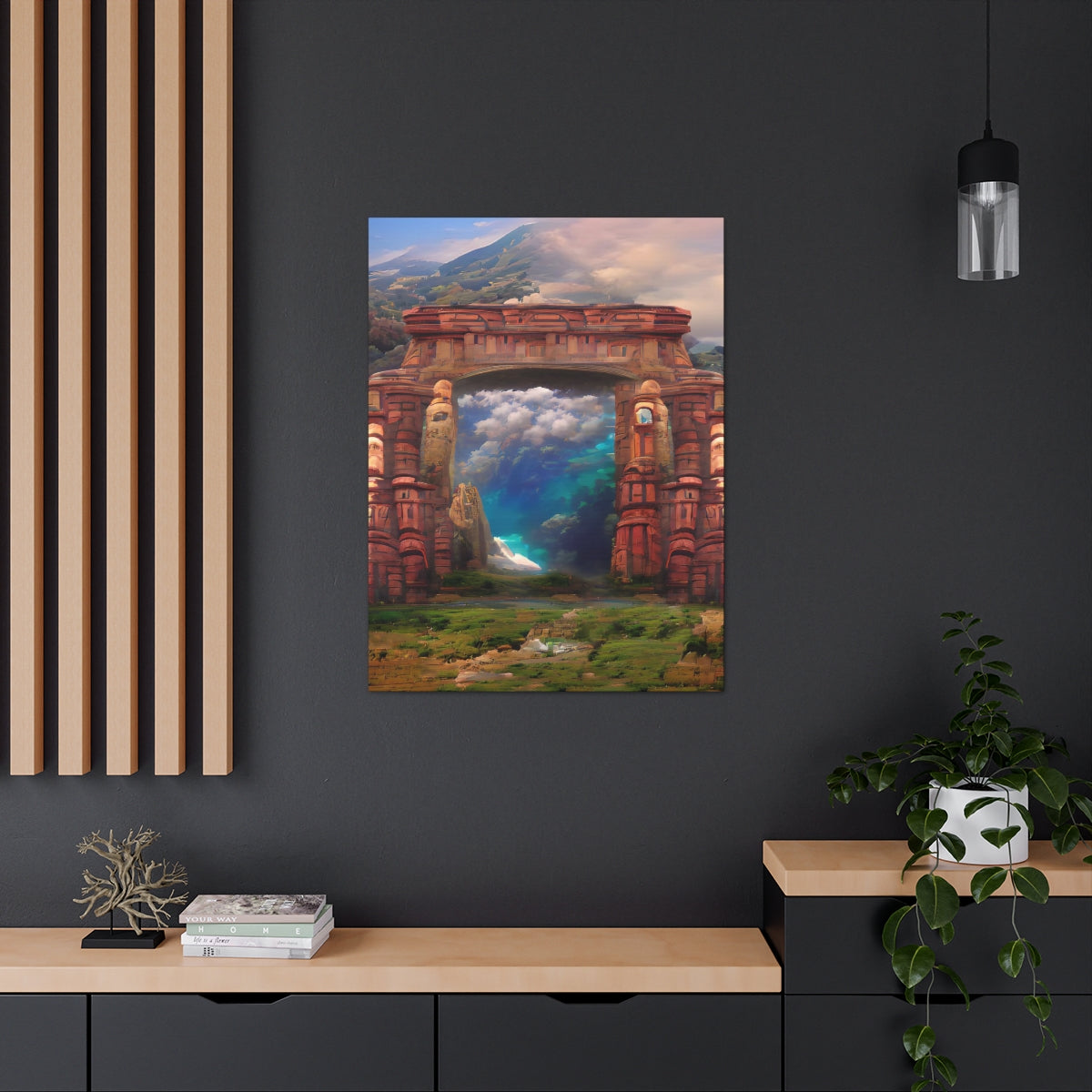 Ancient Portal To Atlantis - Canvas Gallery Wraps