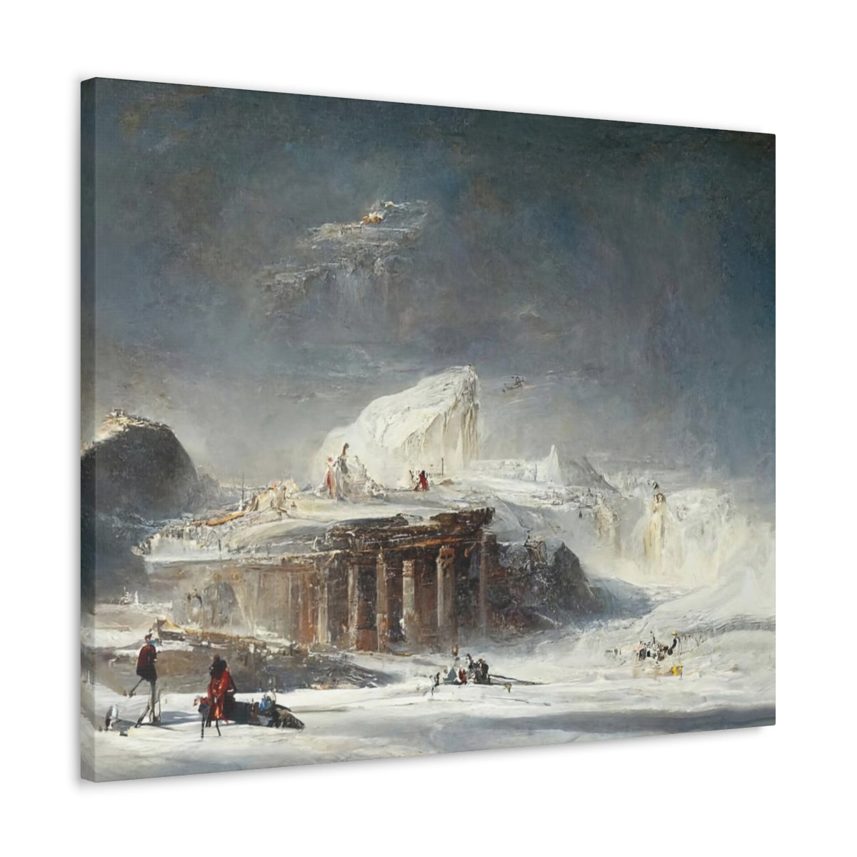 Antarctic Ruins - Canvas Gallery Wraps