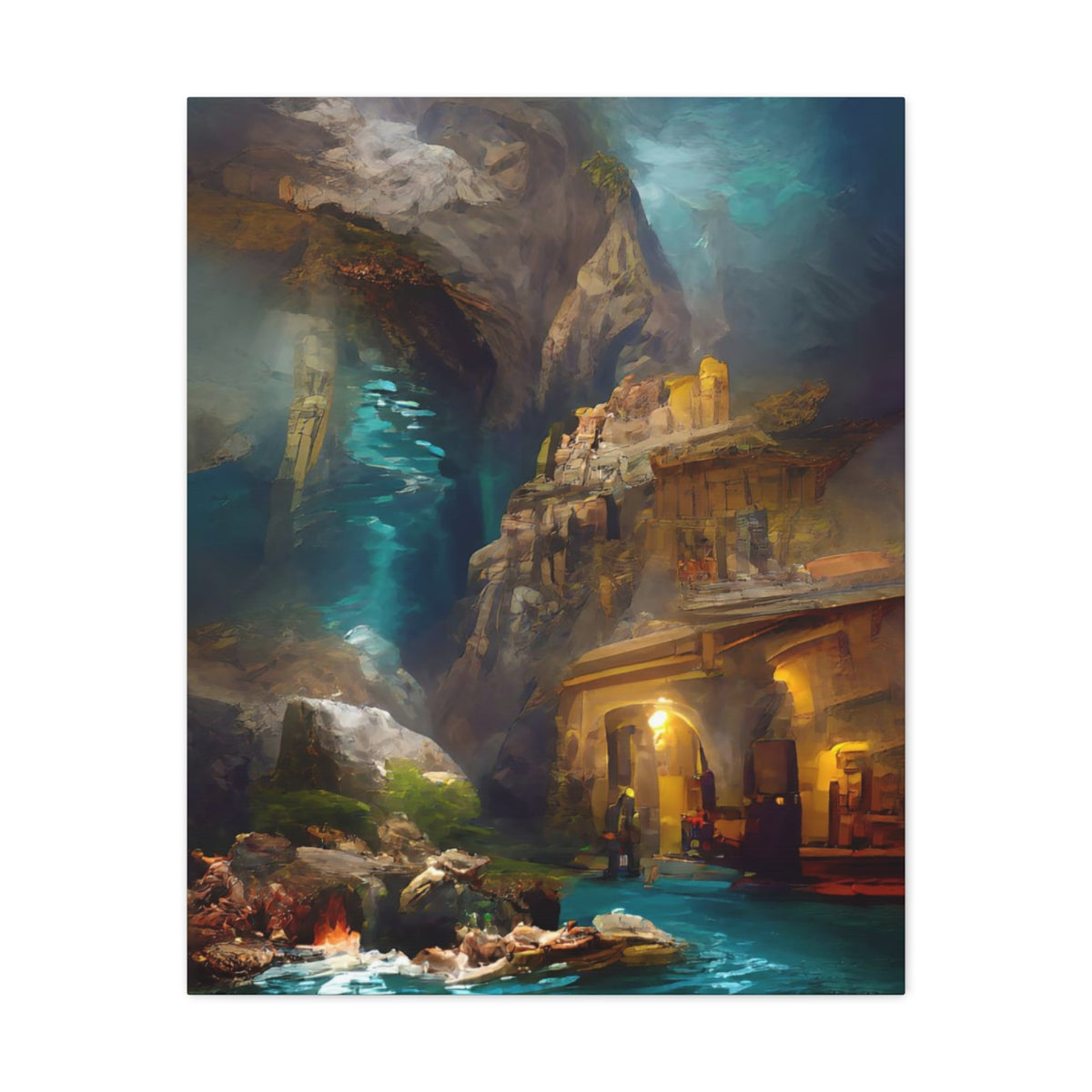 Secret Pirate Grotto - Canvas Gallery Wraps