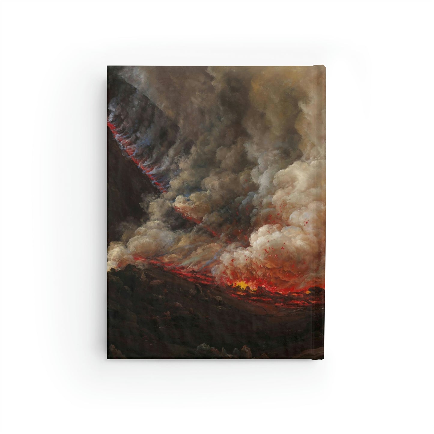 Johan Christian Dahl - An Eruption of Vesuvius - Blank Hardcover Journal