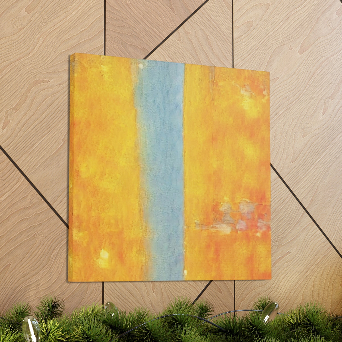 Blue and Gold - Canvas Gallery Wraps