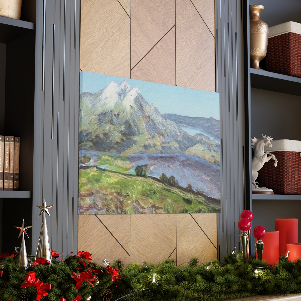 Mountainside Landscape - Canvas Gallery Wraps