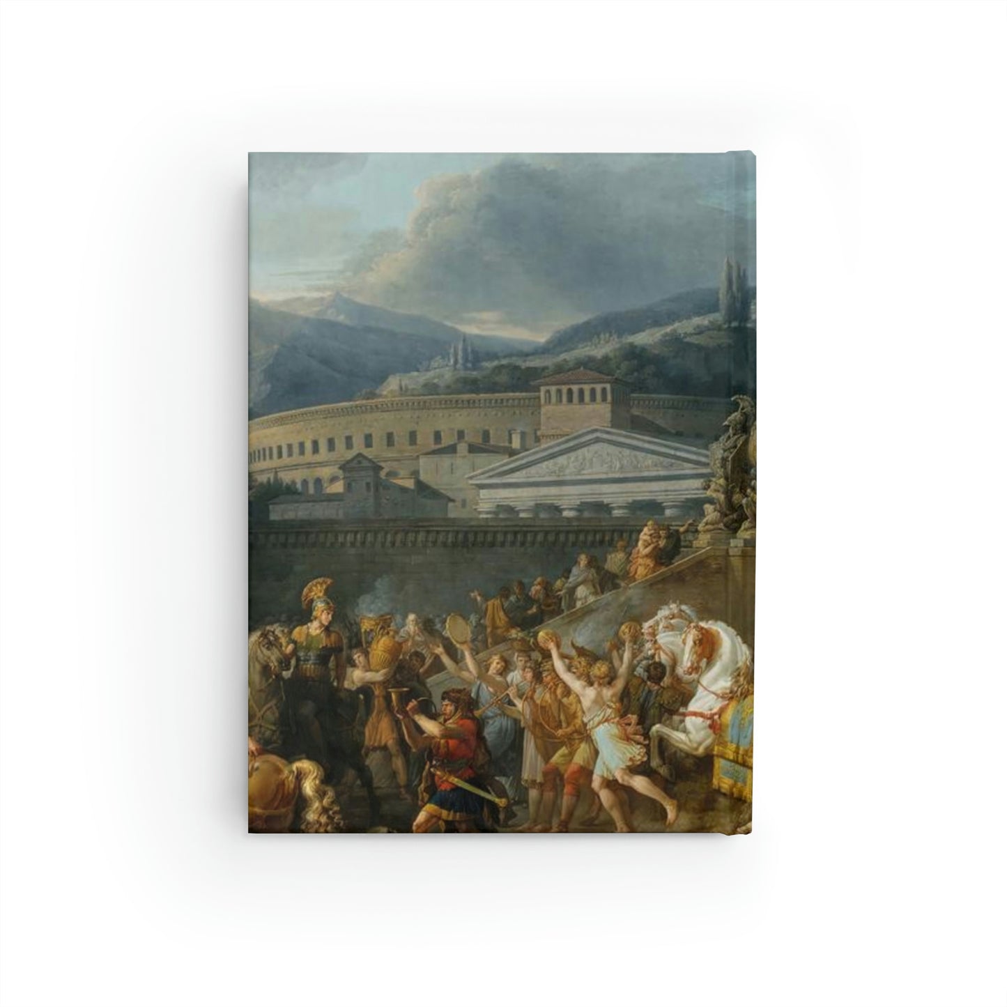 Carle Vernet - The Triumph of Aemilius Paulus (RIGHT) - Blank Hardcover Journal