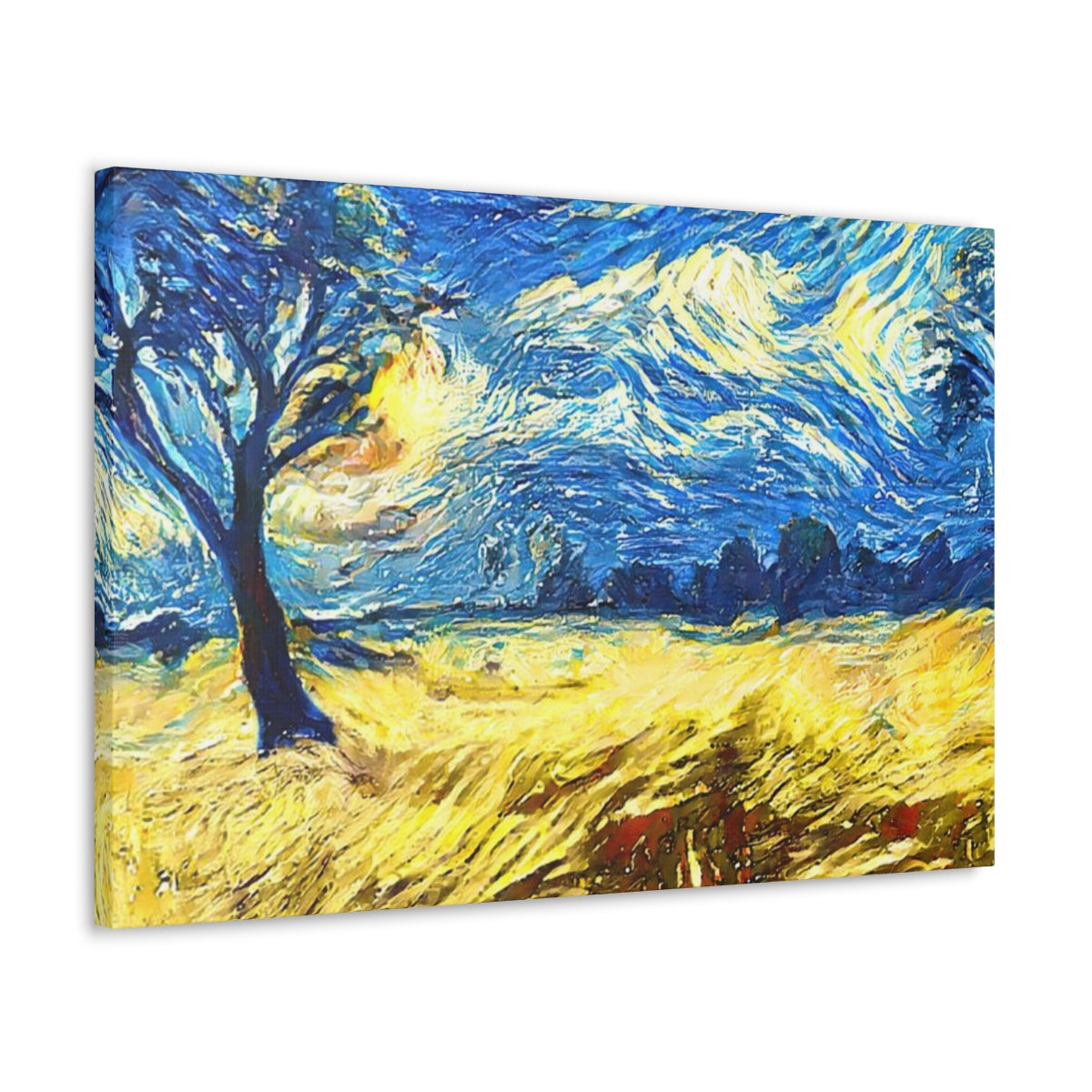 Yellow Fields - Canvas Gallery Wraps