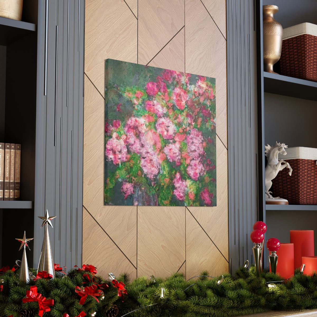 Bouquet of Flowers - Pink - Canvas Gallery Wraps