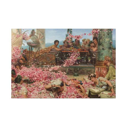 Sir Lawrence Alma-Tadema - The Roses of Heliogabalus - Canvas Gallery Wraps