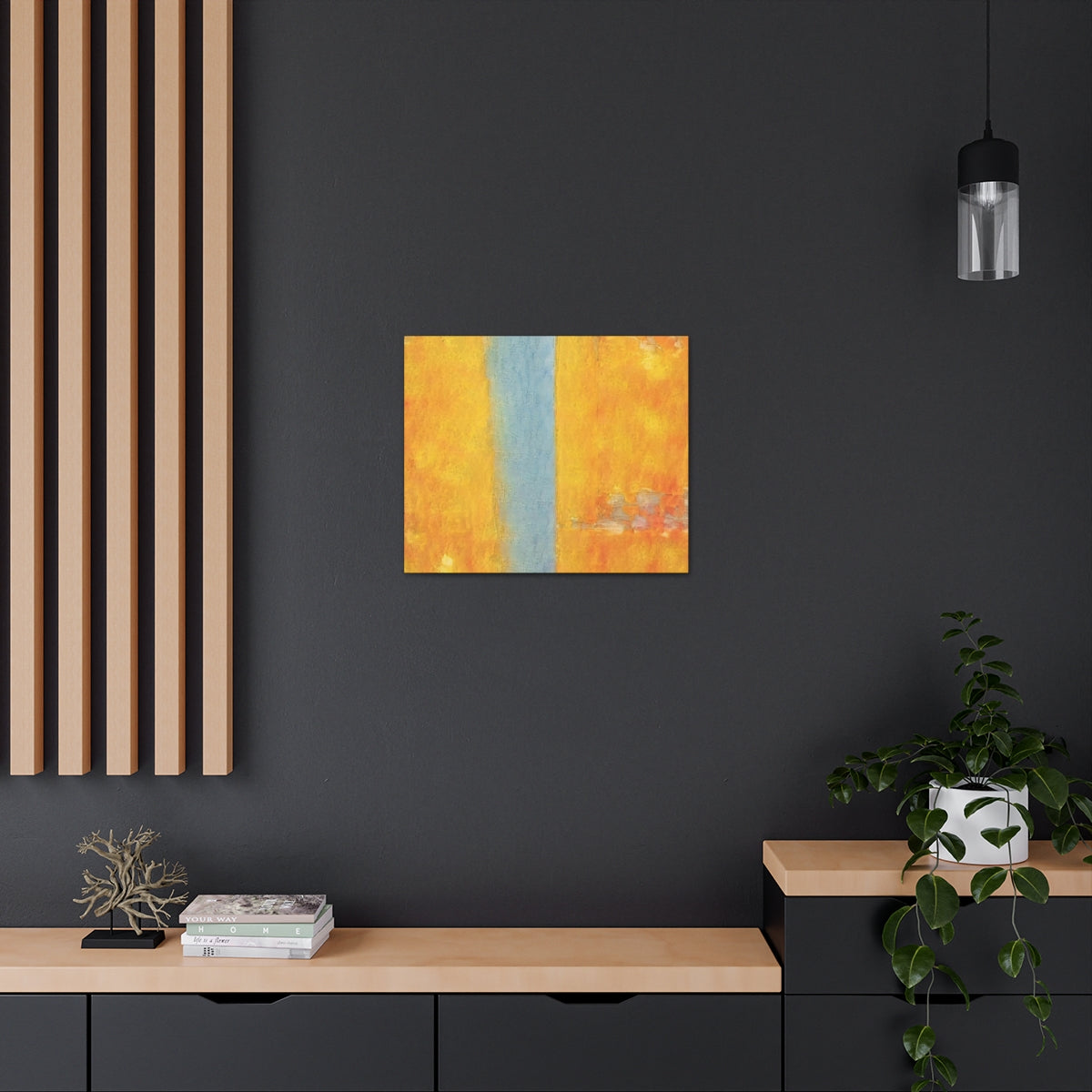 Blue and Gold - Canvas Gallery Wraps