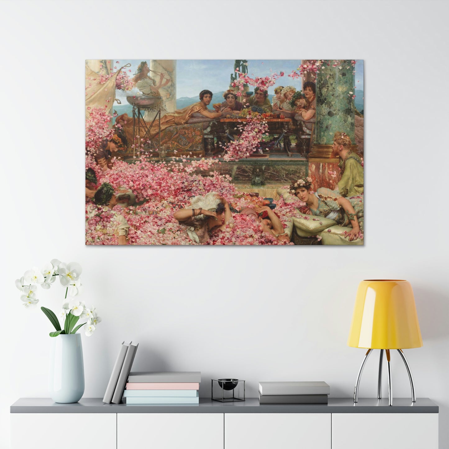 Sir Lawrence Alma-Tadema - The Roses of Heliogabalus - Canvas Gallery Wraps