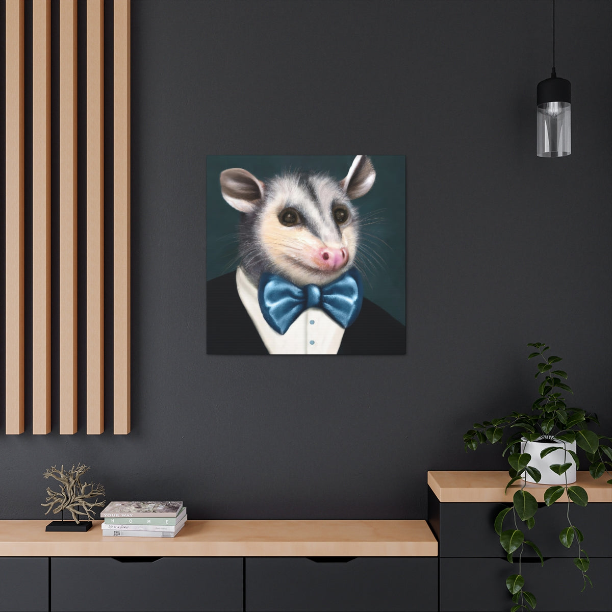 BowTiedOpossum - Canvas Gallery Wraps