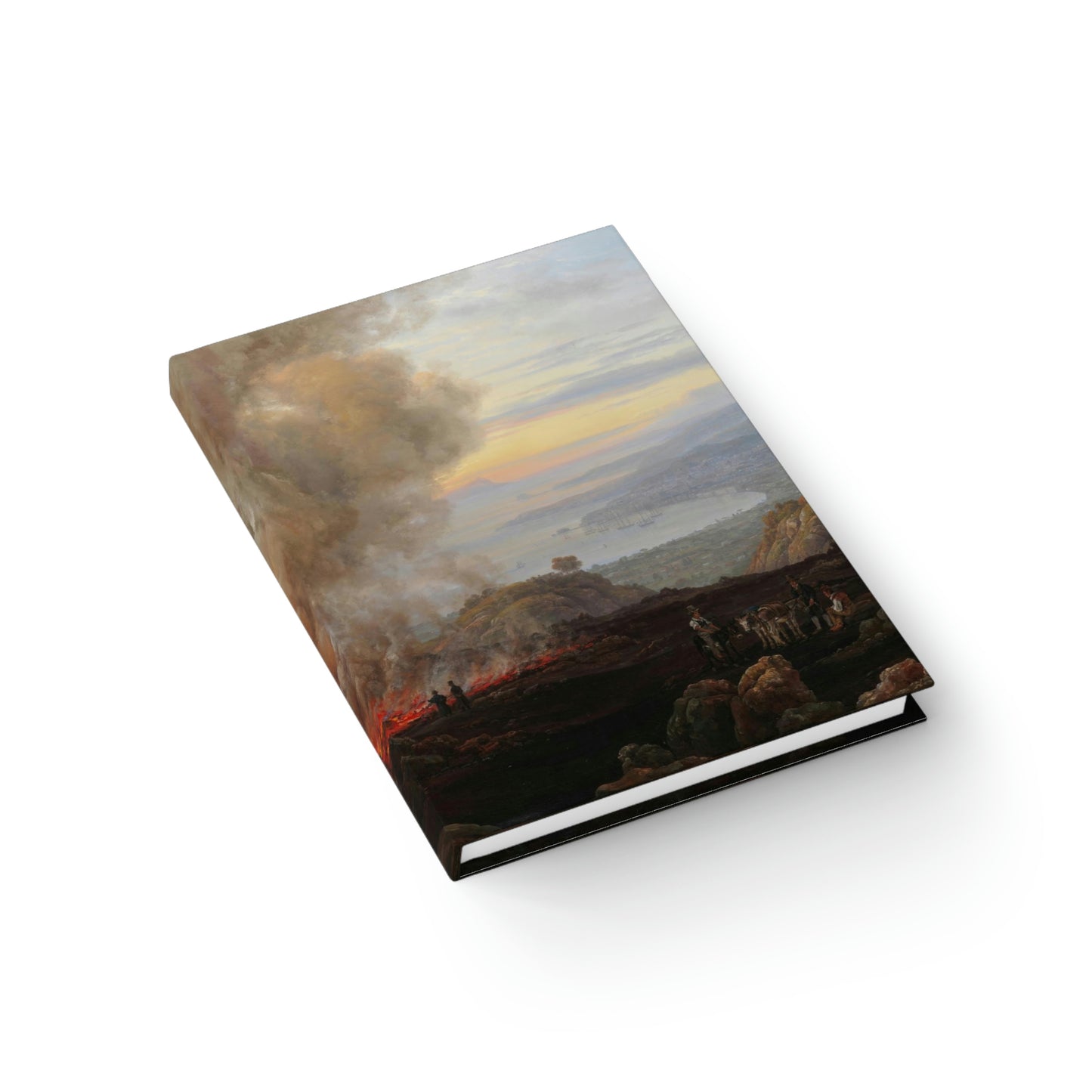 Johan Christian Dahl - An Eruption of Vesuvius - Blank Hardcover Journal