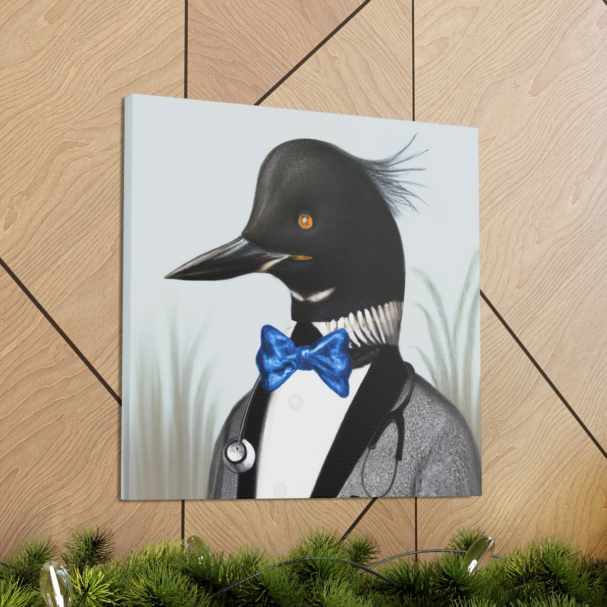 BowTiedLoon - Canvas Gallery Wraps