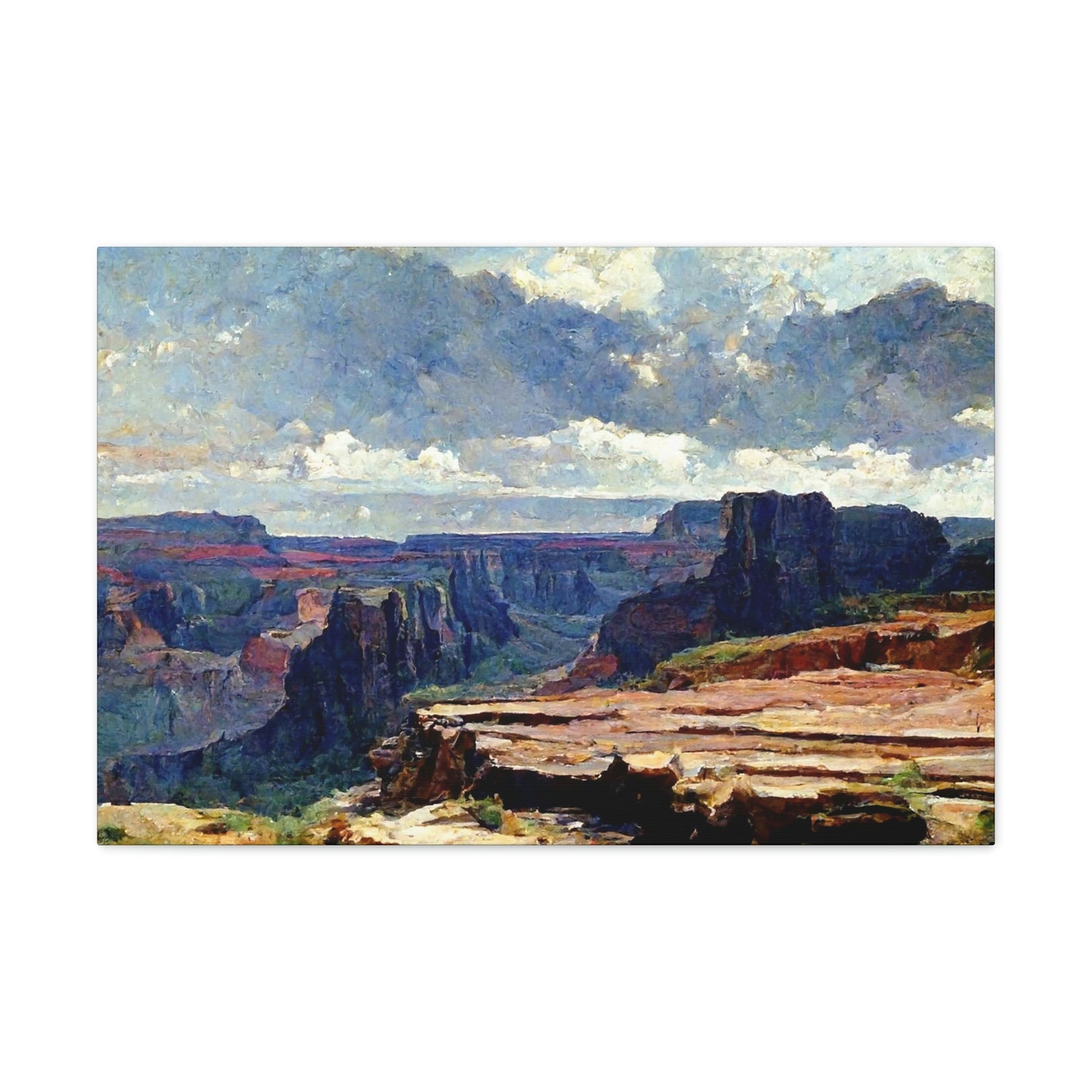 Impressionist Grand Canyon View - Canvas Gallery Wraps