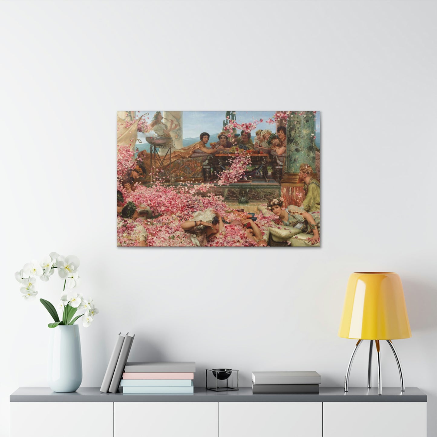 Sir Lawrence Alma-Tadema - The Roses of Heliogabalus - Canvas Gallery Wraps