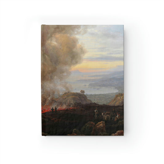 Johan Christian Dahl - An Eruption of Vesuvius - Blank Hardcover Journal