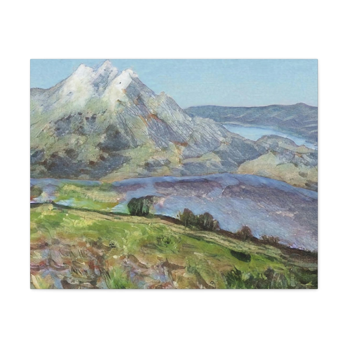 Mountainside Landscape - Canvas Gallery Wraps