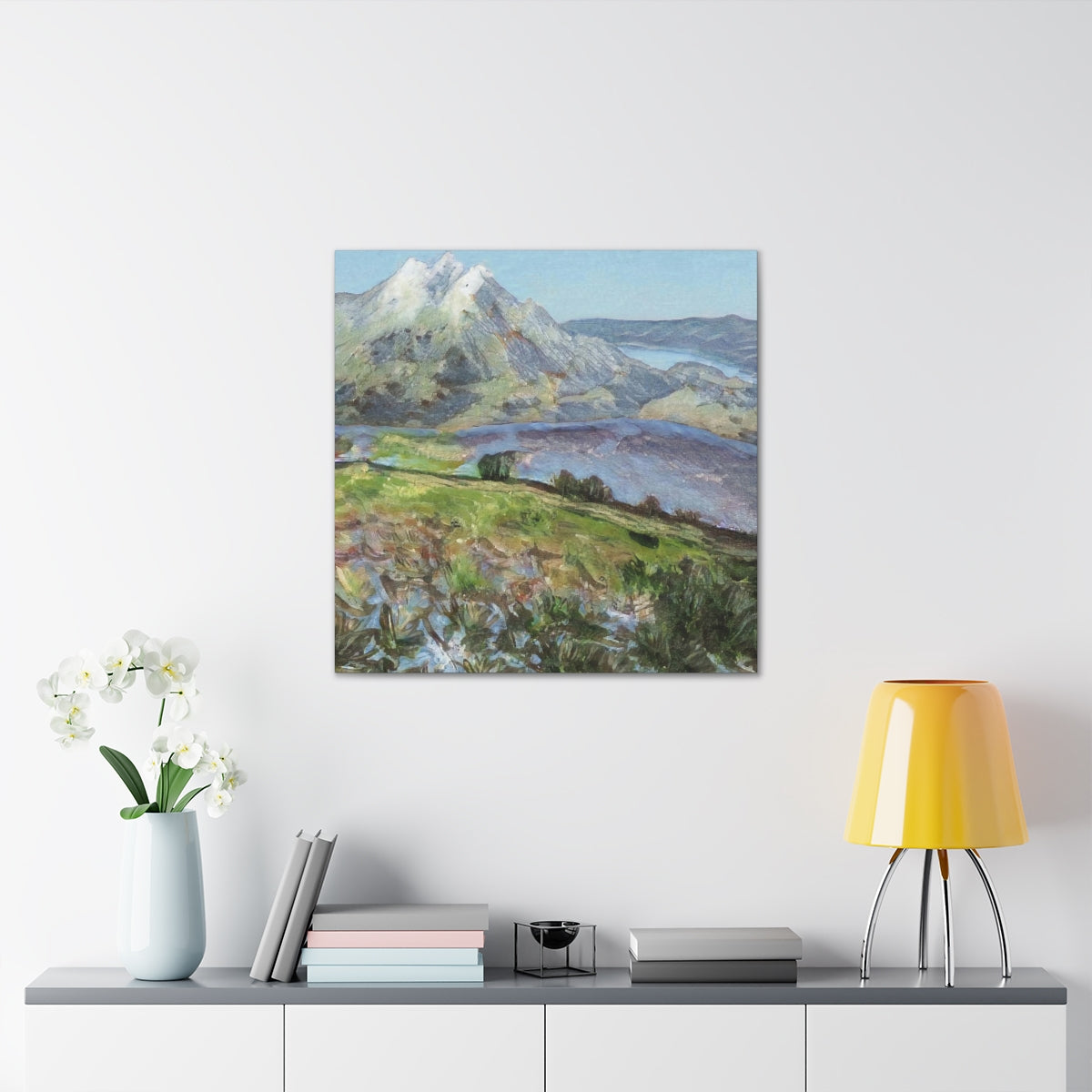 Mountainside Landscape - Canvas Gallery Wraps