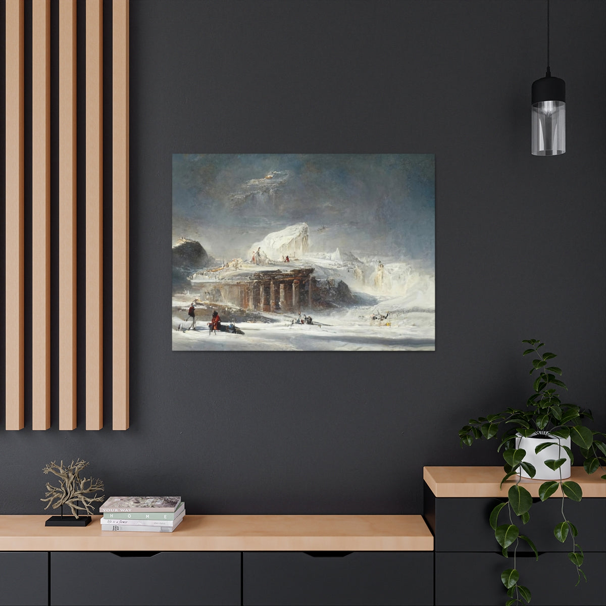 Antarctic Ruins - Canvas Gallery Wraps