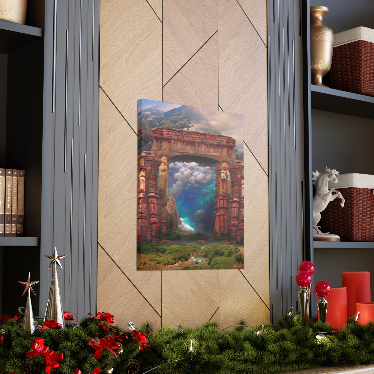 Ancient Portal To Atlantis - Canvas Gallery Wraps