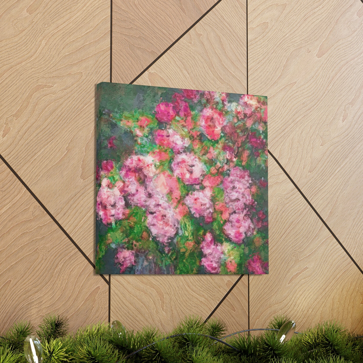 Bouquet of Flowers - Pink - Canvas Gallery Wraps