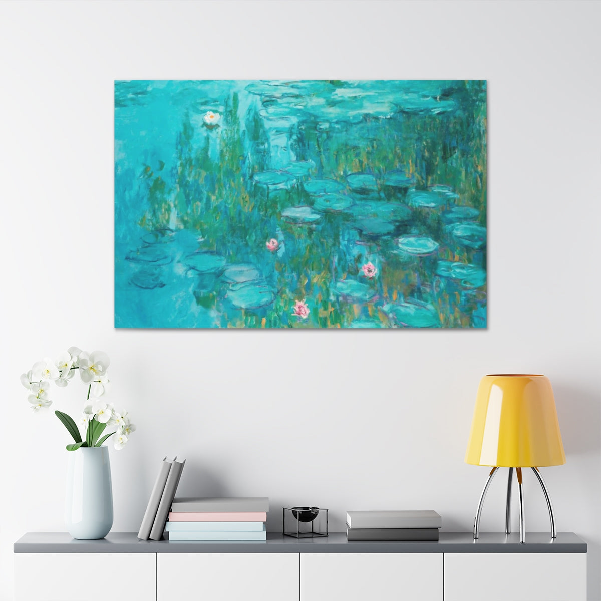 Claude Monet - Nymphéas (Water Lilies) - Canvas Gallery Wraps