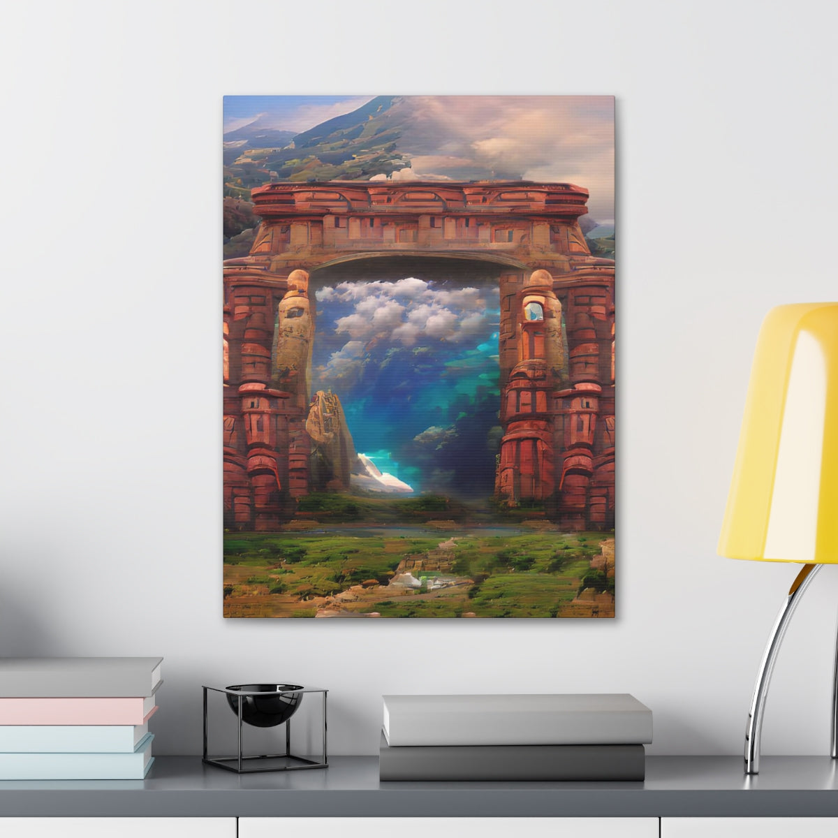 Ancient Portal To Atlantis - Canvas Gallery Wraps