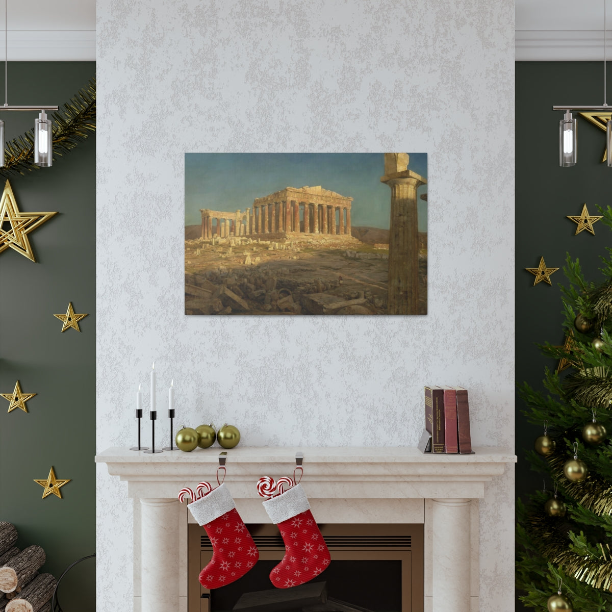 Frederic Edwin Church - The Parthenon - Canvas Gallery Wraps