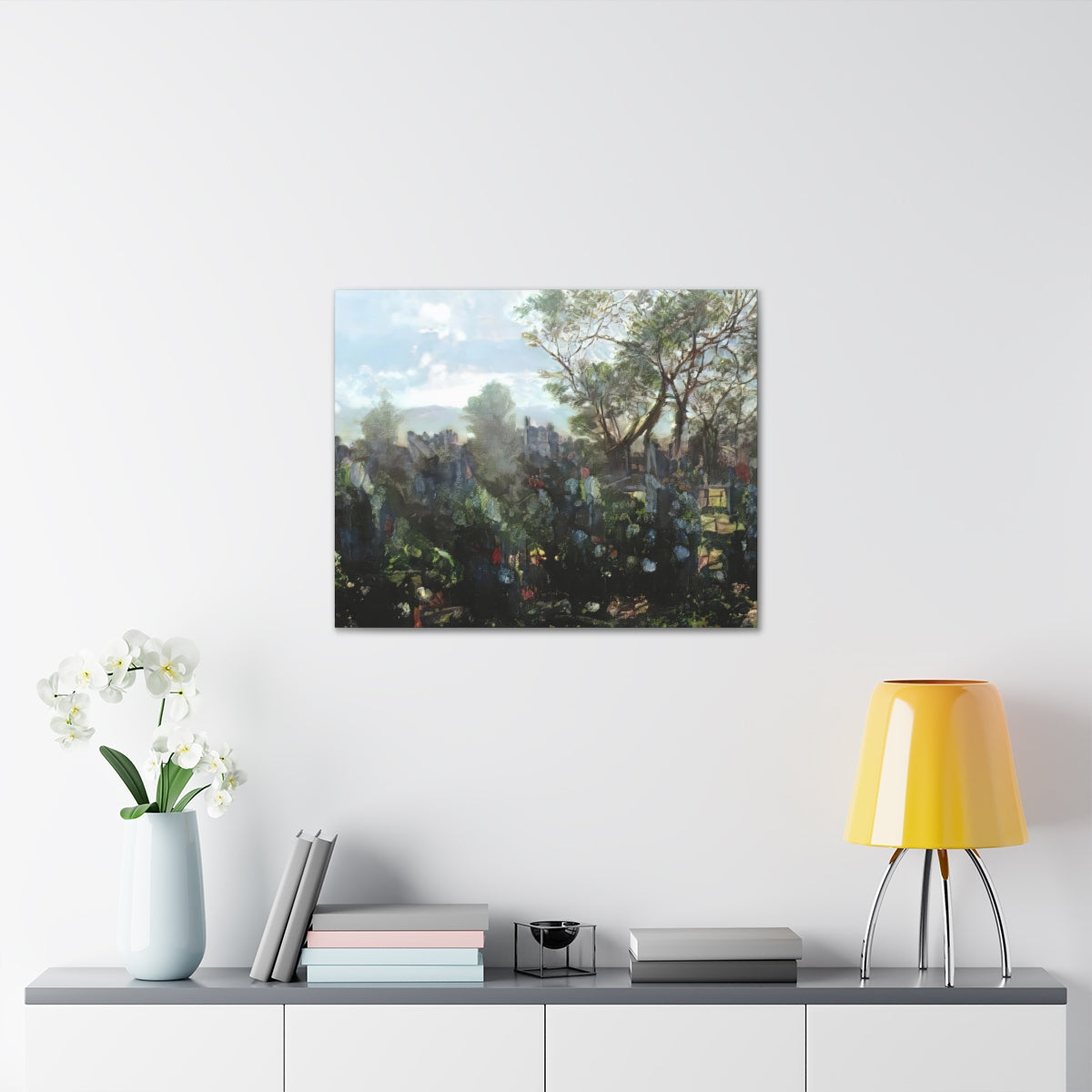 Garden Wall Landscape - Canvas Gallery Wraps