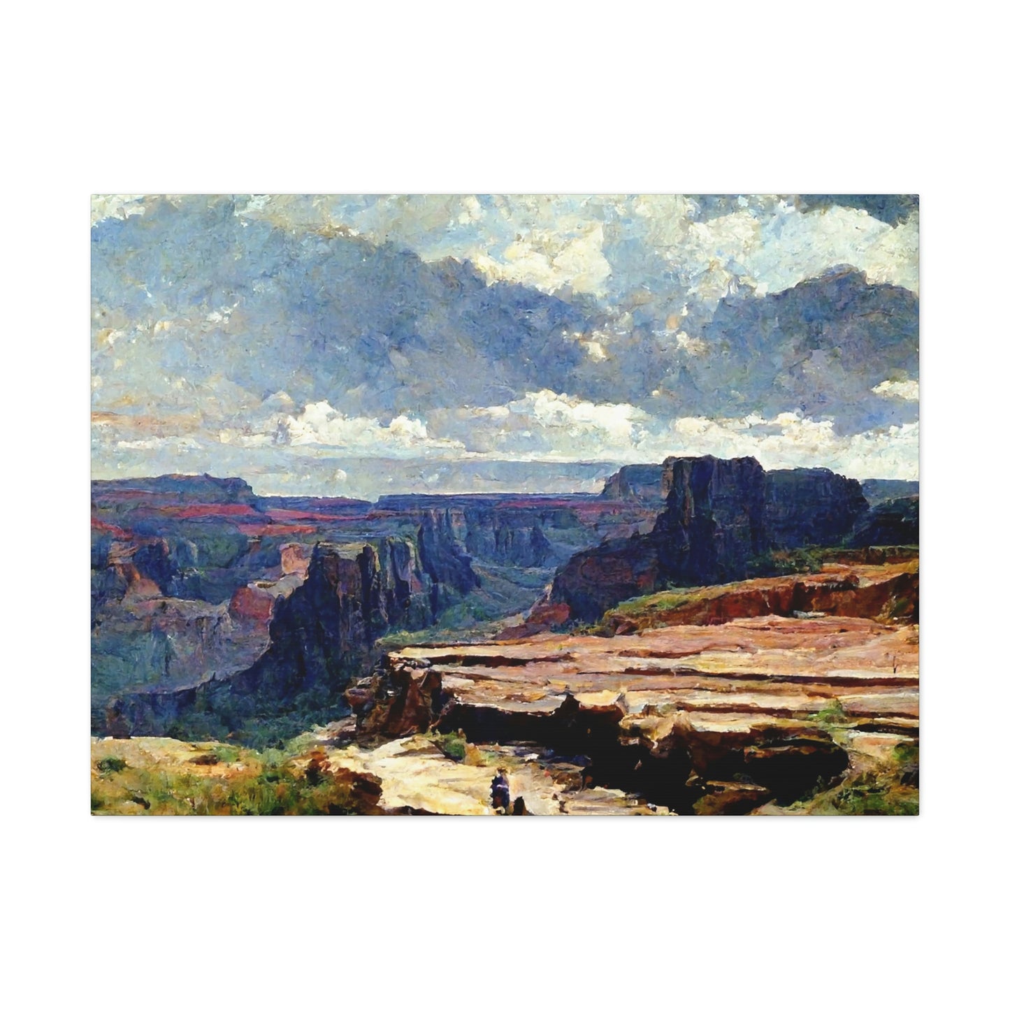 Impressionist Grand Canyon View - Canvas Gallery Wraps