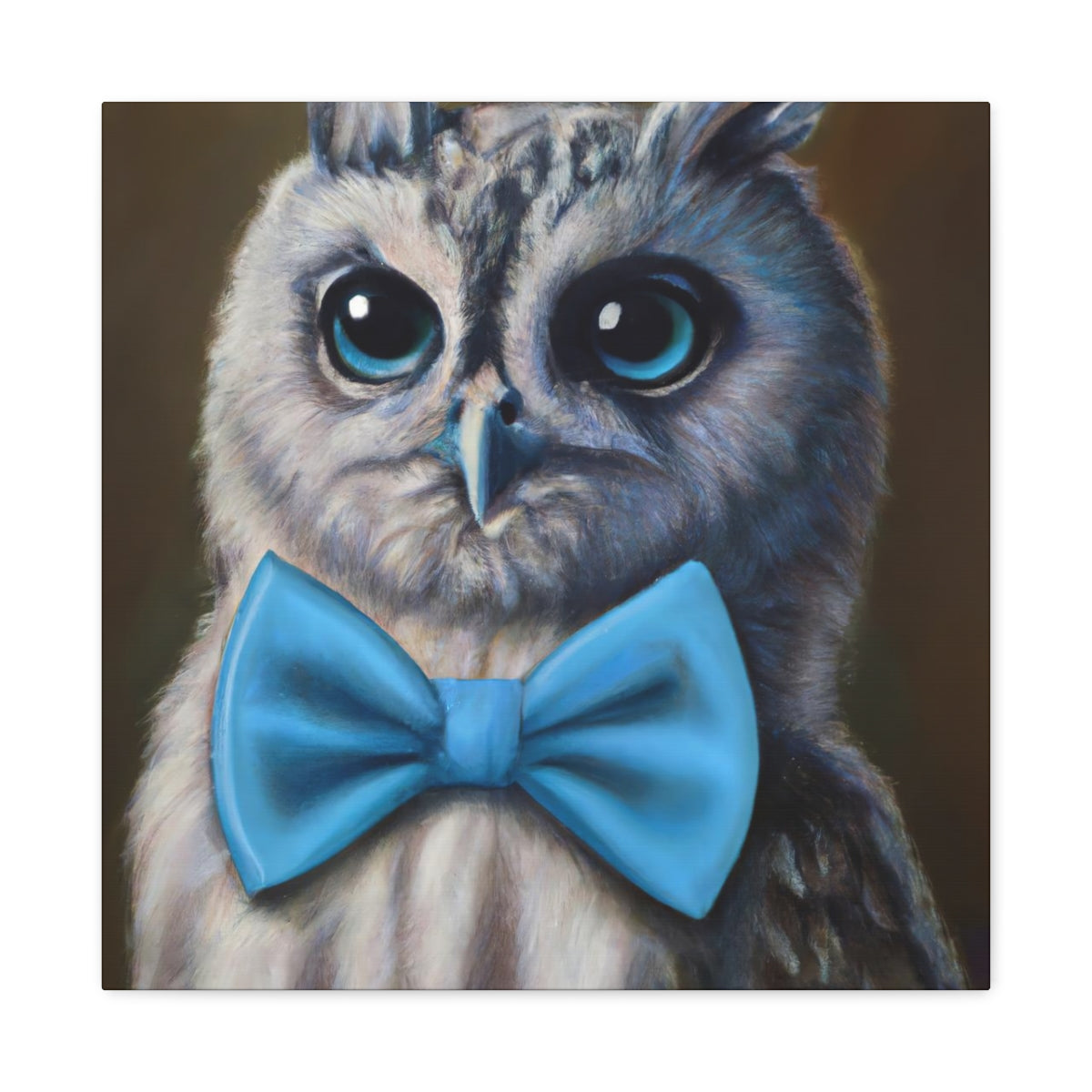 BowTiedOwl - Canvas Gallery Wraps