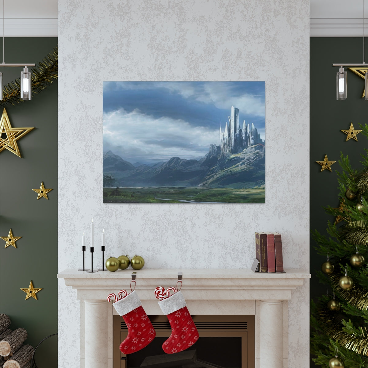 The Crystal Citadel - Canvas Gallery Wraps