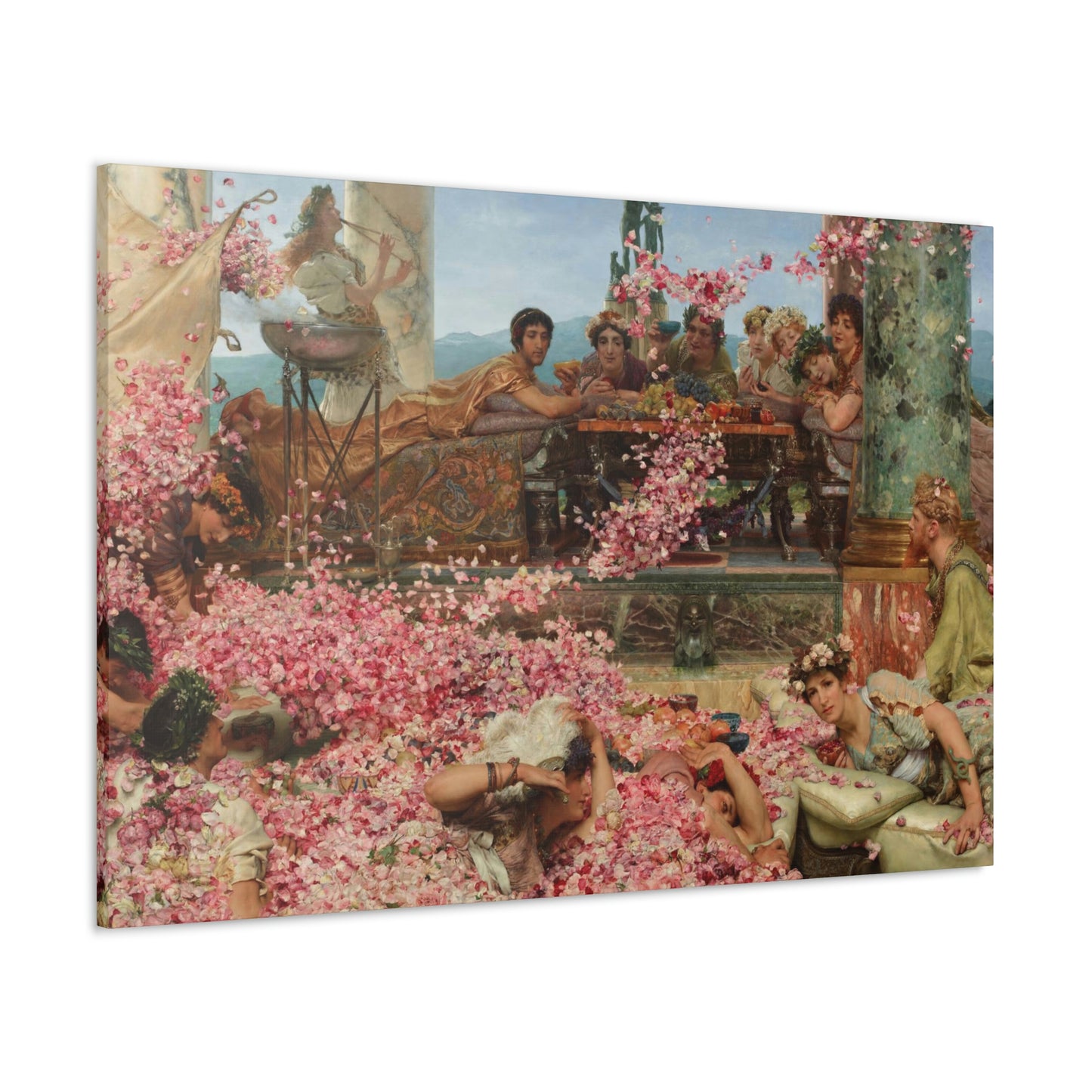 Sir Lawrence Alma-Tadema - The Roses of Heliogabalus - Canvas Gallery Wraps