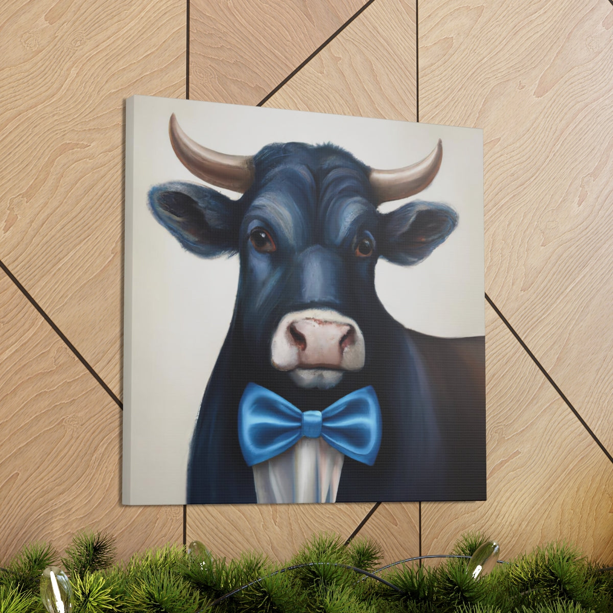 BowTiedOx - Canvas Gallery Wraps