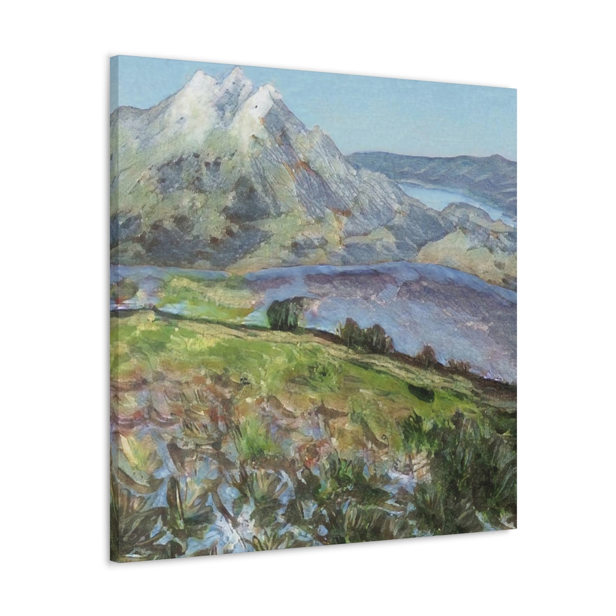 Mountainside Landscape - Canvas Gallery Wraps