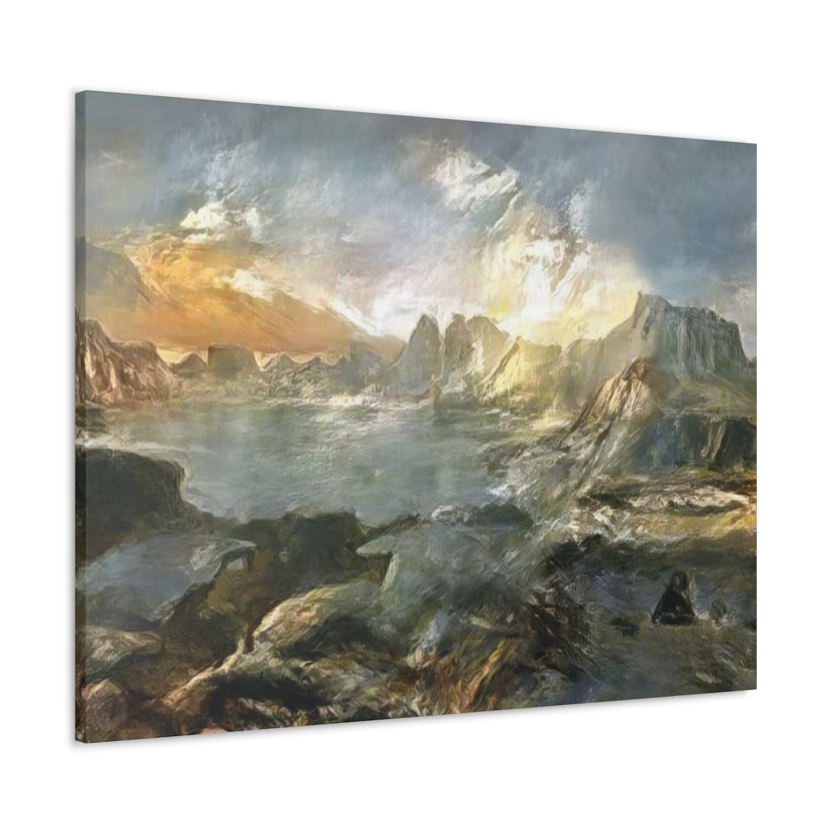 Landscape Outside Pompeii - Canvas Gallery Wraps