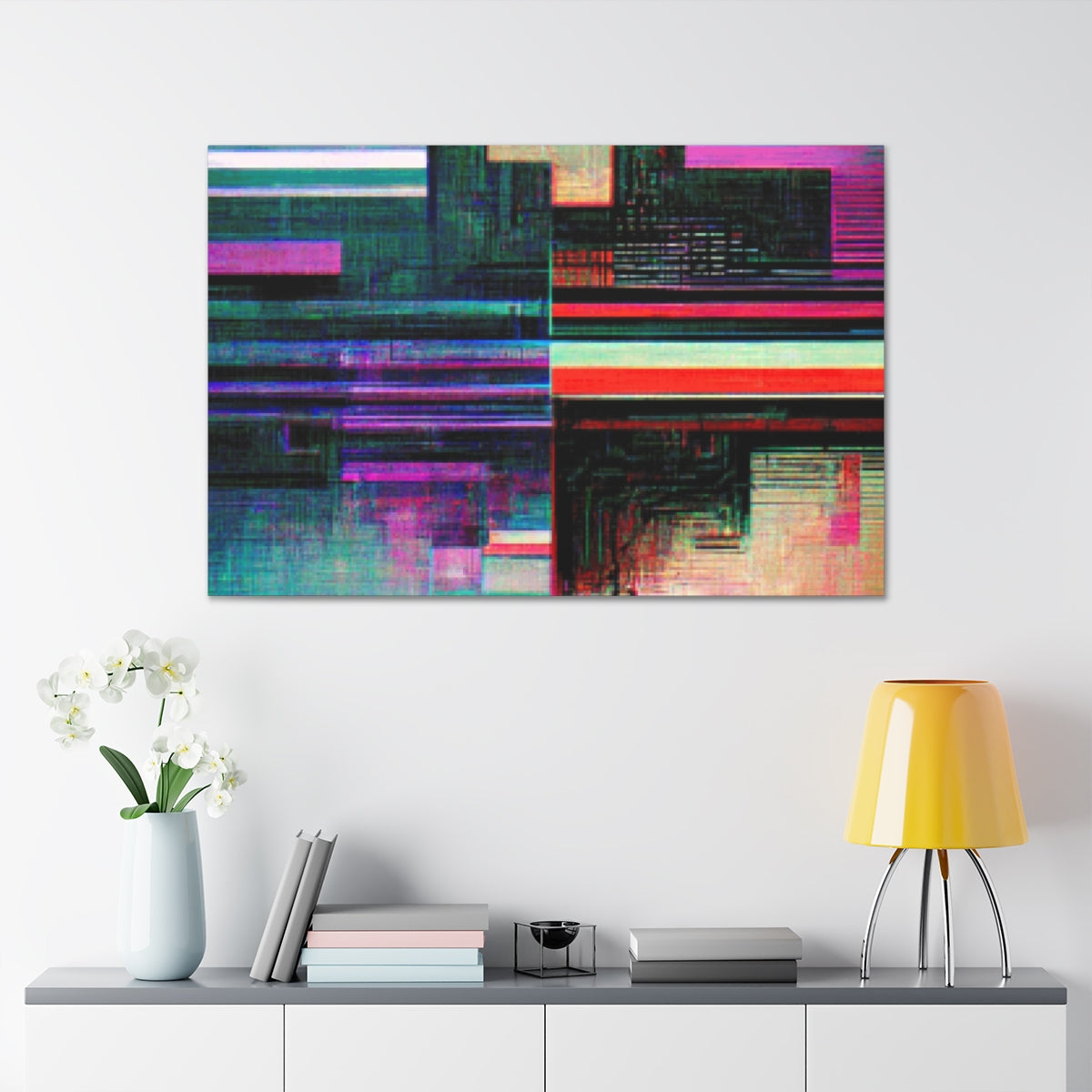 Cybernetic Glitch 2 - Canvas Gallery Wraps