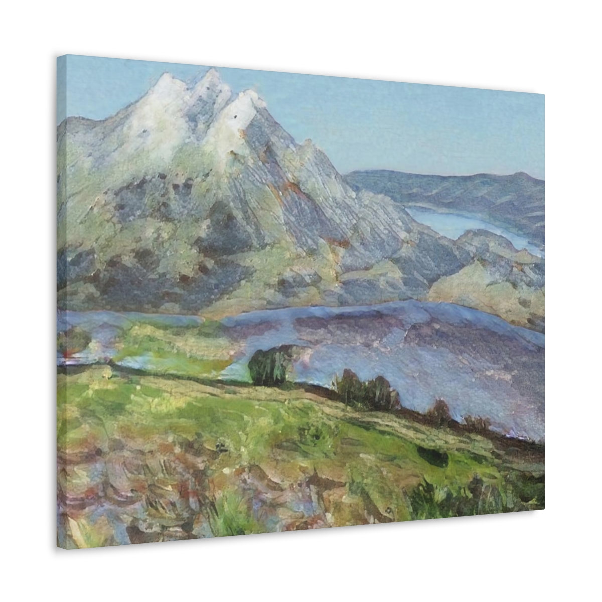 Mountainside Landscape - Canvas Gallery Wraps