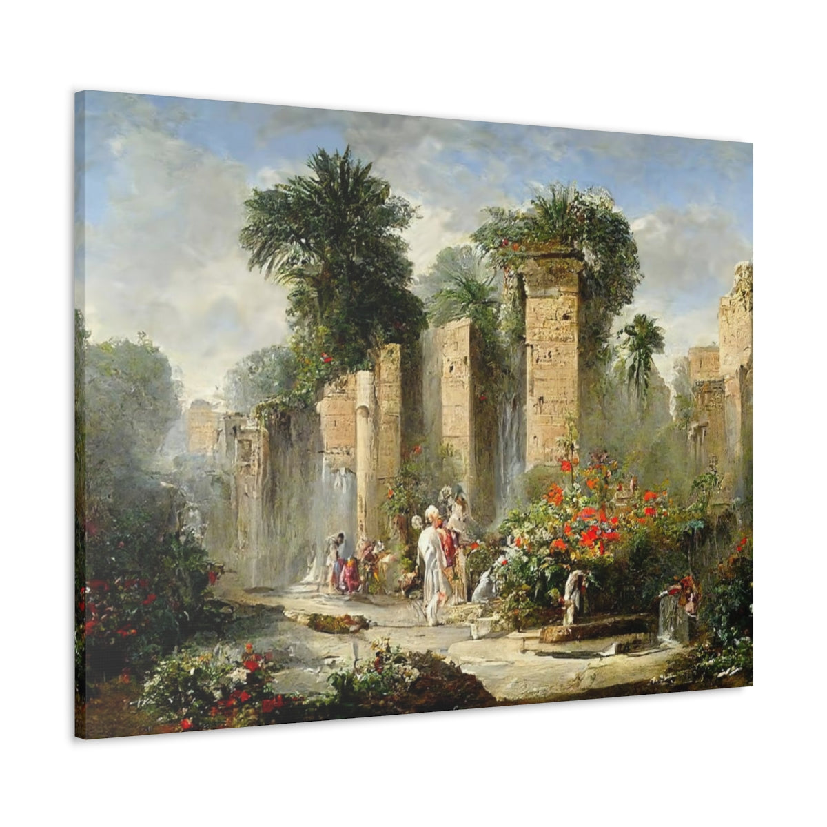 Hanging Gardens of Babylon - Canvas Gallery Wraps